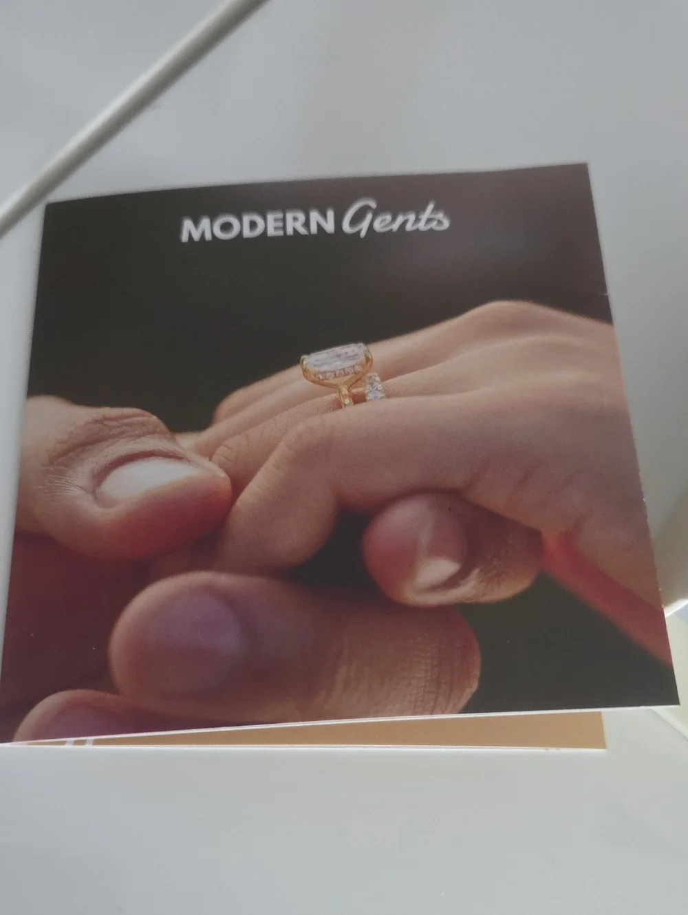 Modern Gents worn just